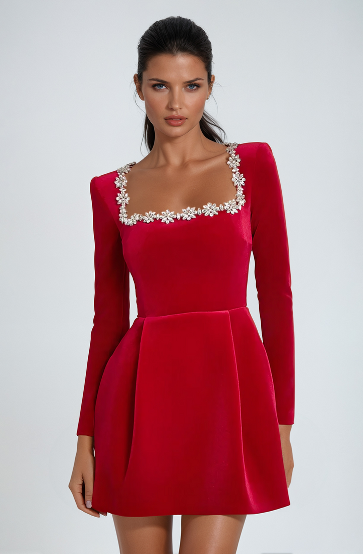 Claire – Robe Romantique à Volants