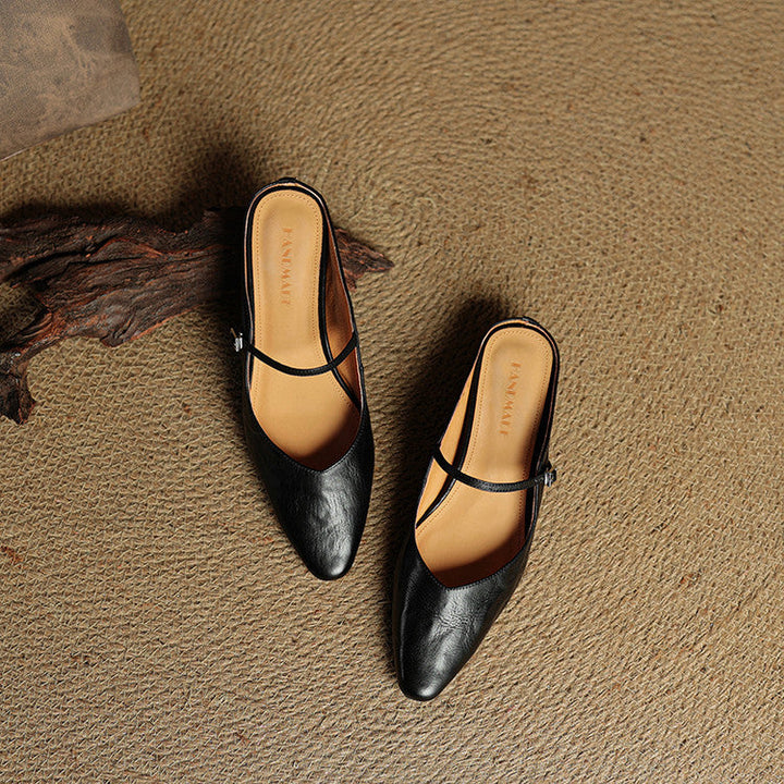 Orella | Mules en Cuir Véritable (presque épuisées)