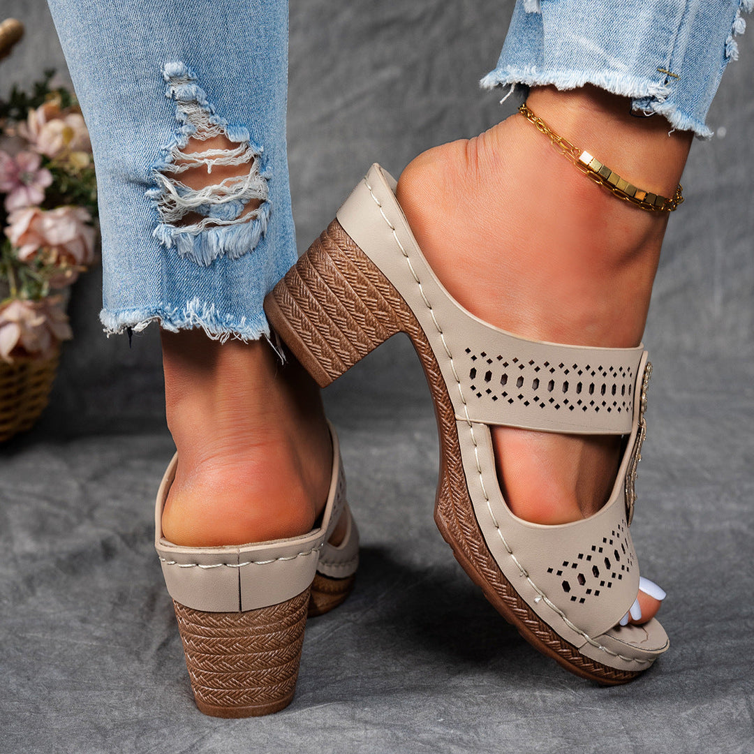 Ruby | Sandales à talons orthopédiques