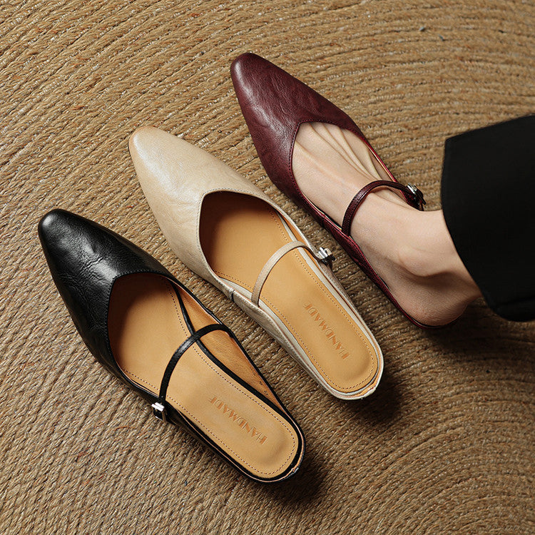 Orella | Mules en Cuir Véritable (presque épuisées)