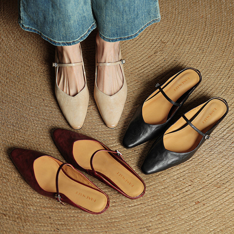 Orella | Mules en Cuir Véritable (presque épuisées)