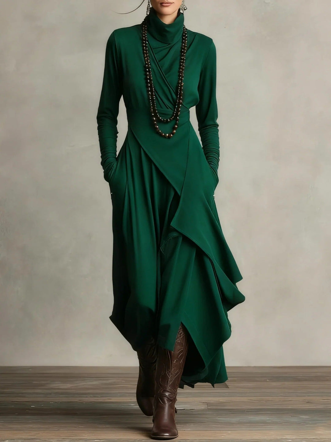 Lunori™ | Robe Maxi Tricot Natalia