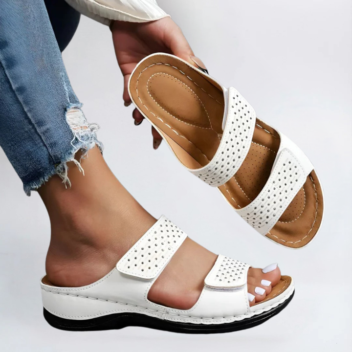 Lynn sandales orthopédiques élégantes femme – maintien et style – Aveline Lyon