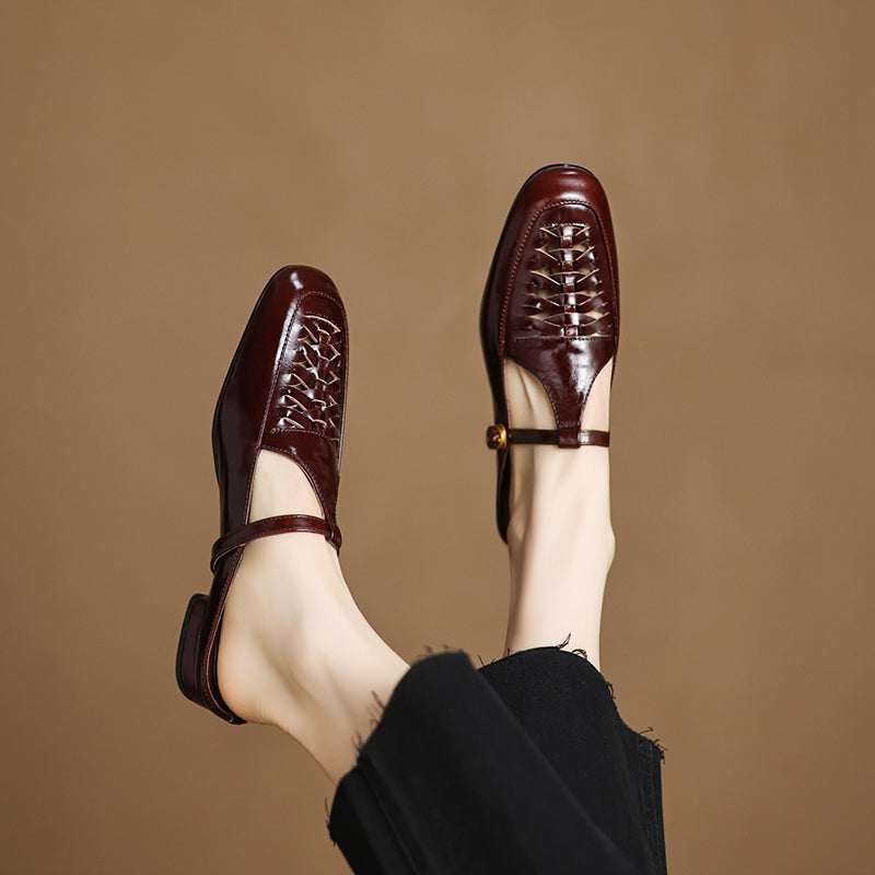 Elya | Mules en Cuir Véritable (presque épuisées)