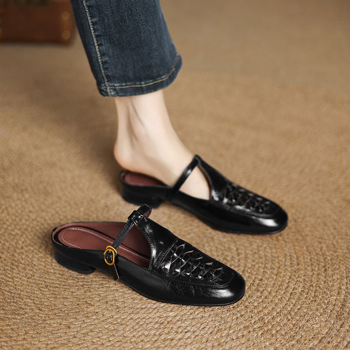 Elya | Mules en Cuir Véritable (presque épuisées)