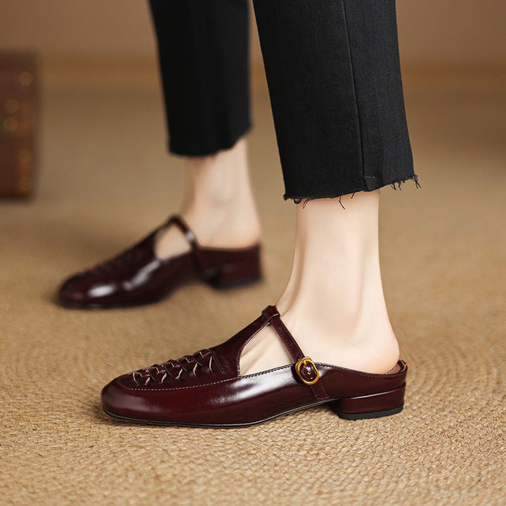 Elya | Mules en Cuir Véritable (presque épuisées)