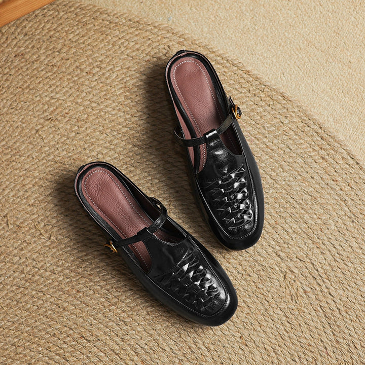 Elya | Mules en Cuir Véritable (presque épuisées)