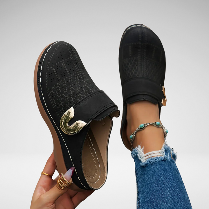 Marel sandales compensées élégantes et confortables femme – style orthopédique – Aveline Lyon