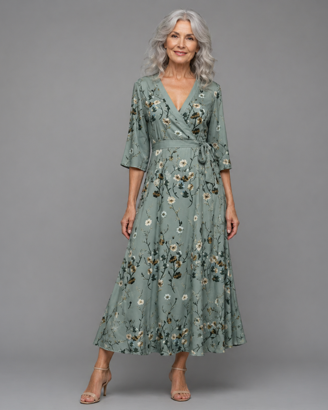 Selora | Robe Maxi Halter Bloom Flow