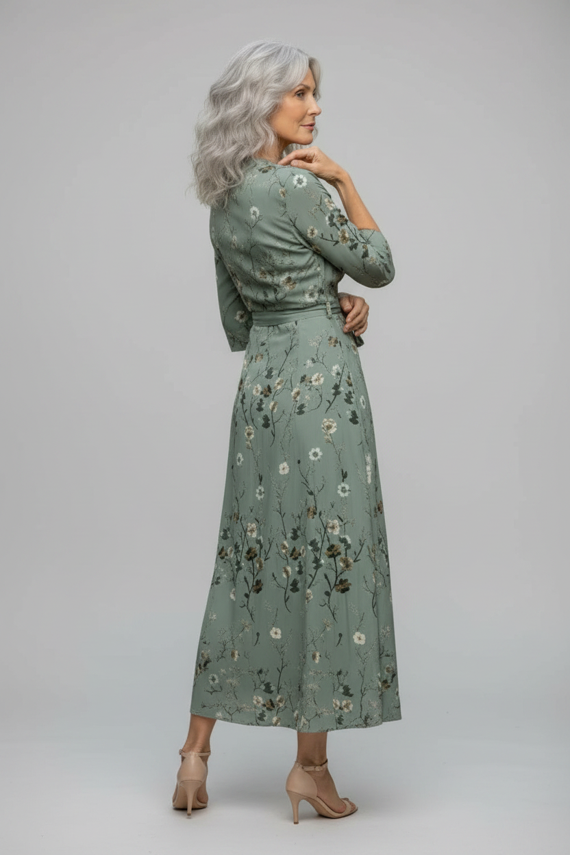 Selora | Robe Maxi Halter Bloom Flow