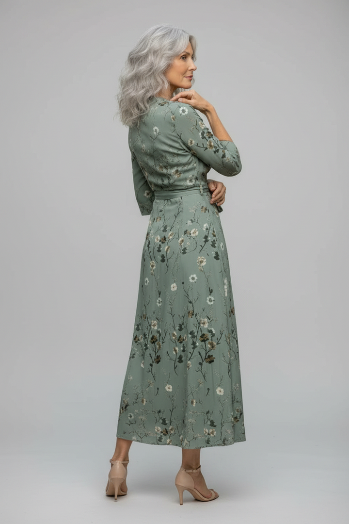 Selora | Robe Maxi Halter Bloom Flow