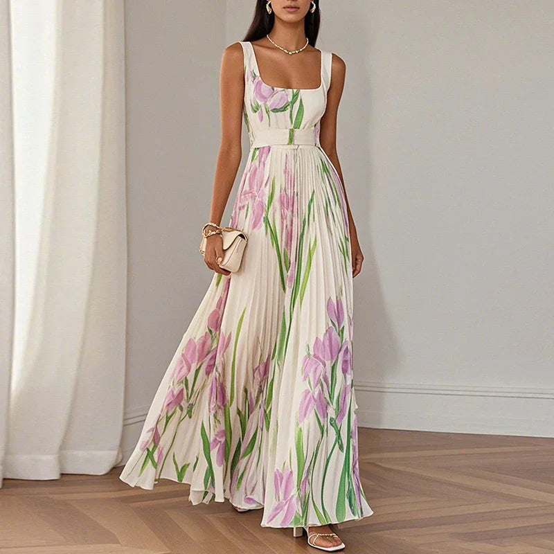 Oriah | Robe Maxi A-Ligne Florale