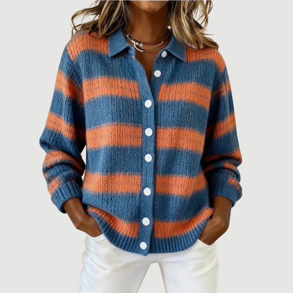 LIVIA | BLOUSE ÉLÉGANTE À RAYURES