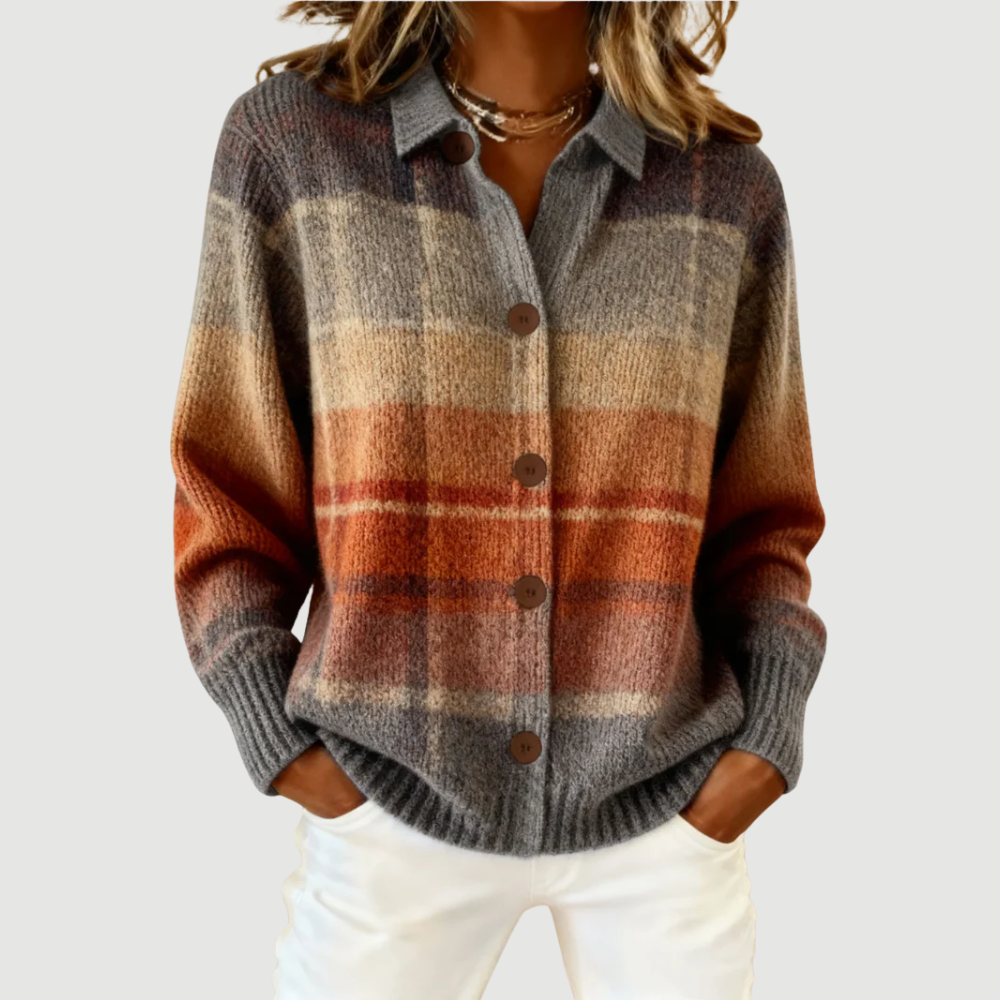 FLORENCE | BLOUSE ÉLÉGANTE À CARREAUX