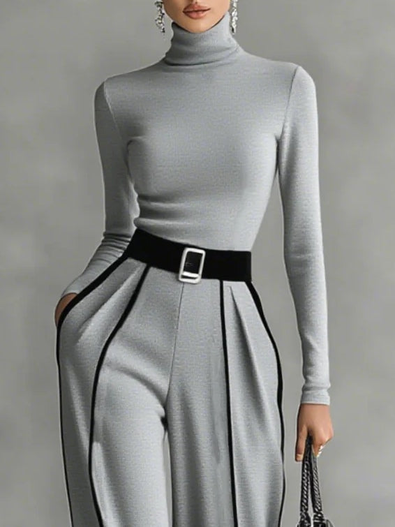 Vera™ || Ensemble élégant avec détail contrastant