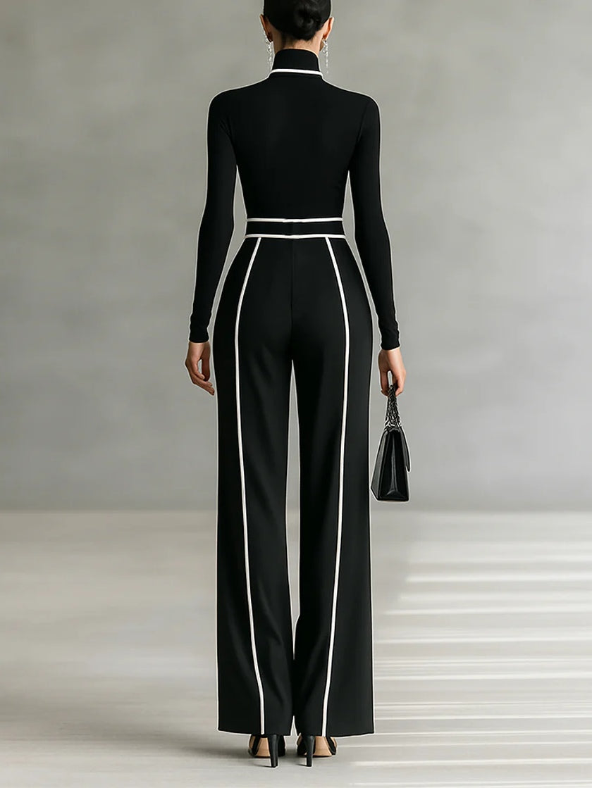 Vera™ || Ensemble élégant avec détail contrastant