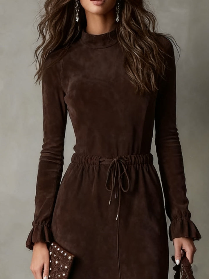Lunori™ | Robe Midi en Suède Isla