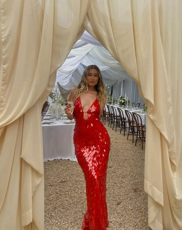 Nina – Robe Drapée Intemporelle