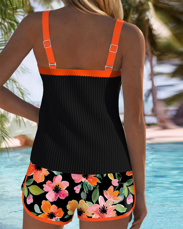 Matilda | Ensemble de Tankini de Plage Deux Pièces