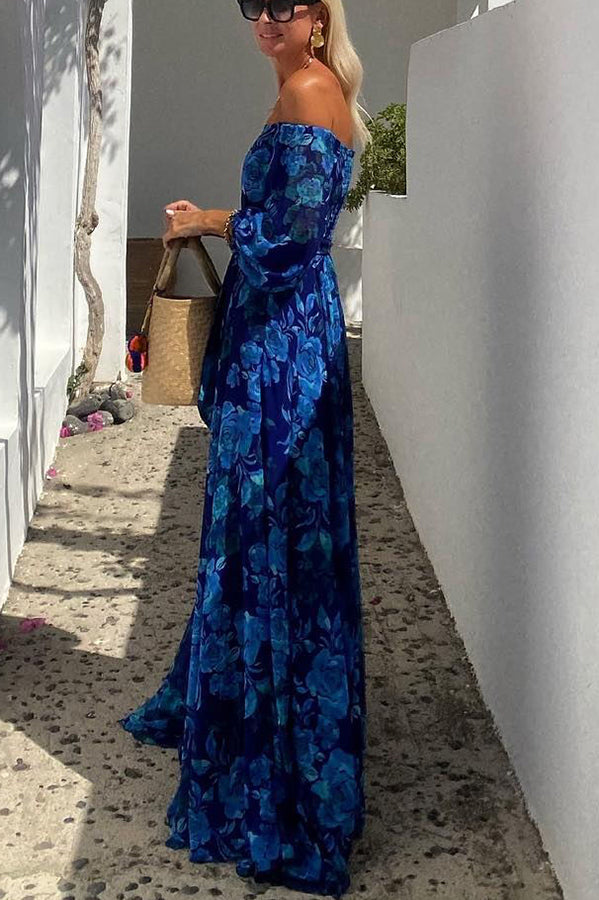 Francesca | Robe Florale à Manches Longues