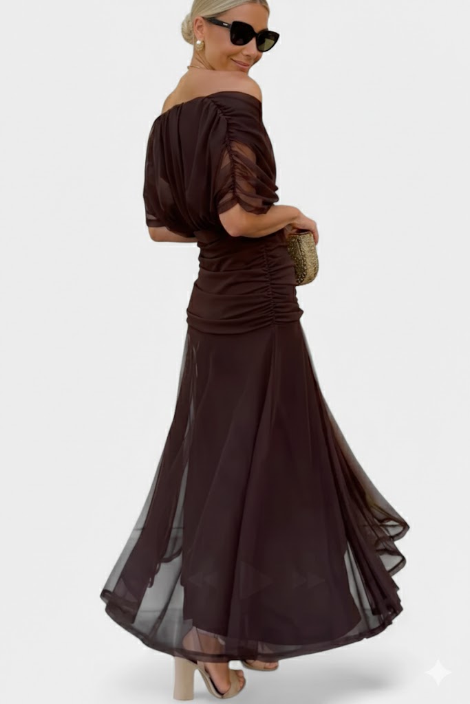 Velora™ | Robe Longue Fleurie avec Décolleté en V