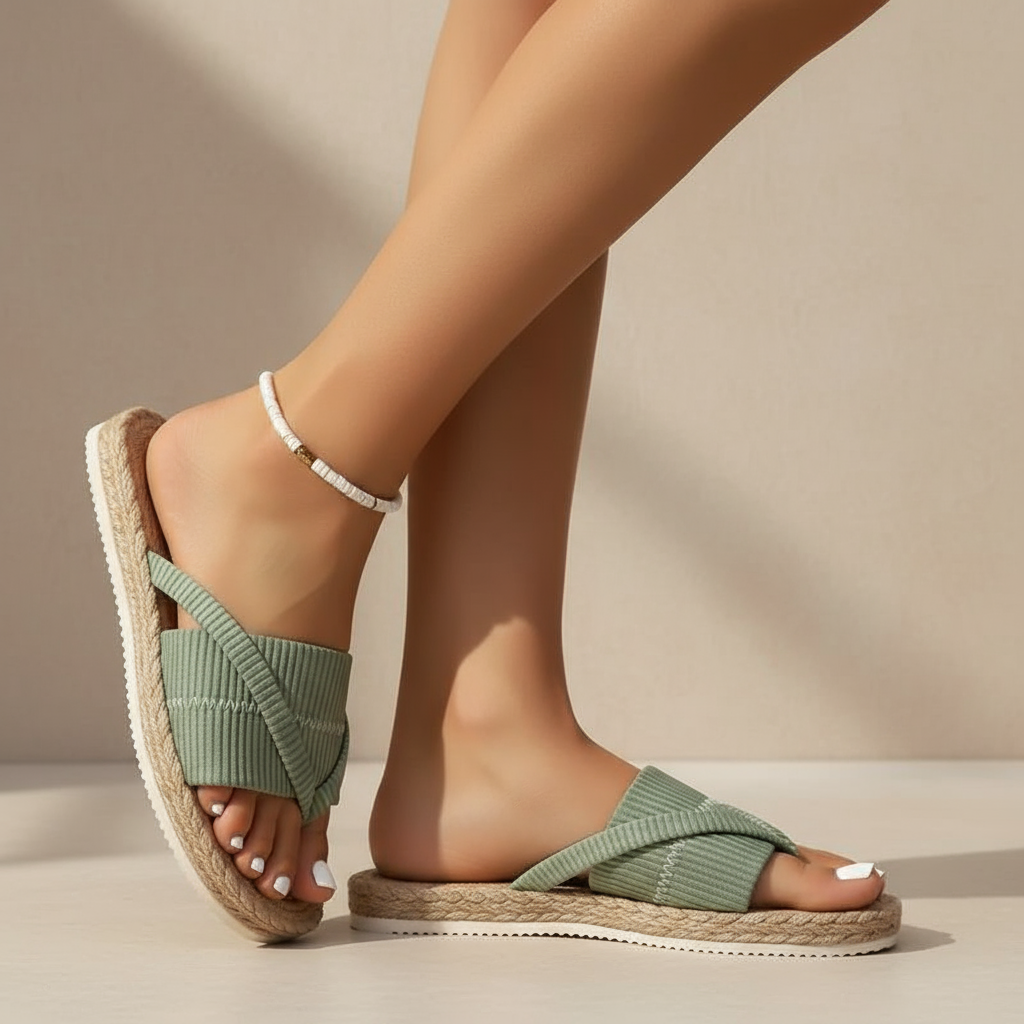 Josie sandales légères en laine femme – confort naturel et respirant – Aveline Lyon