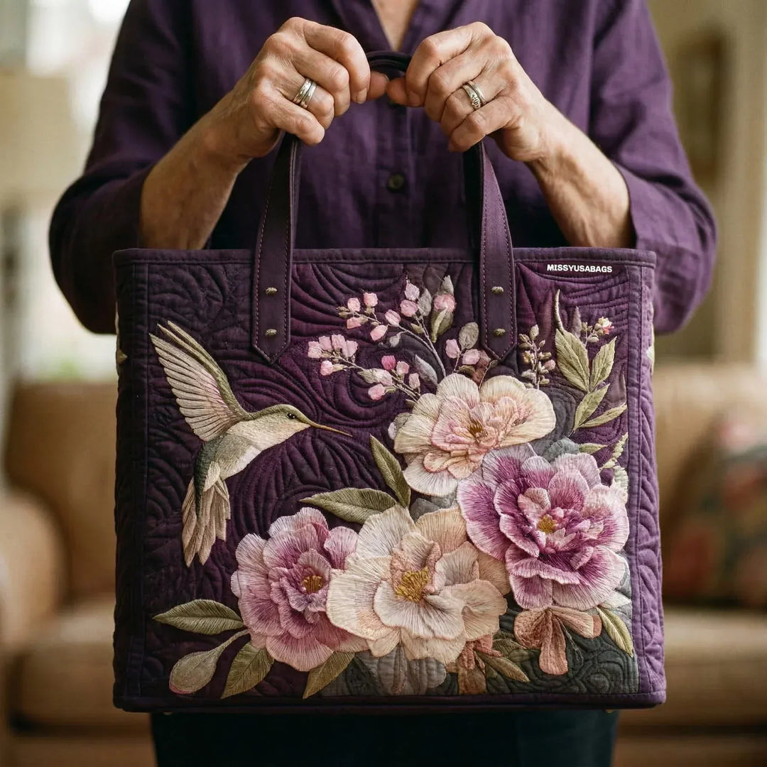 Sac Artisanal | Colibri et Orchidées