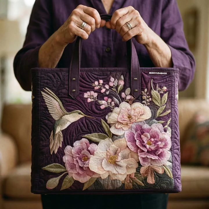 Sac Artisanal | Colibri et Orchidées