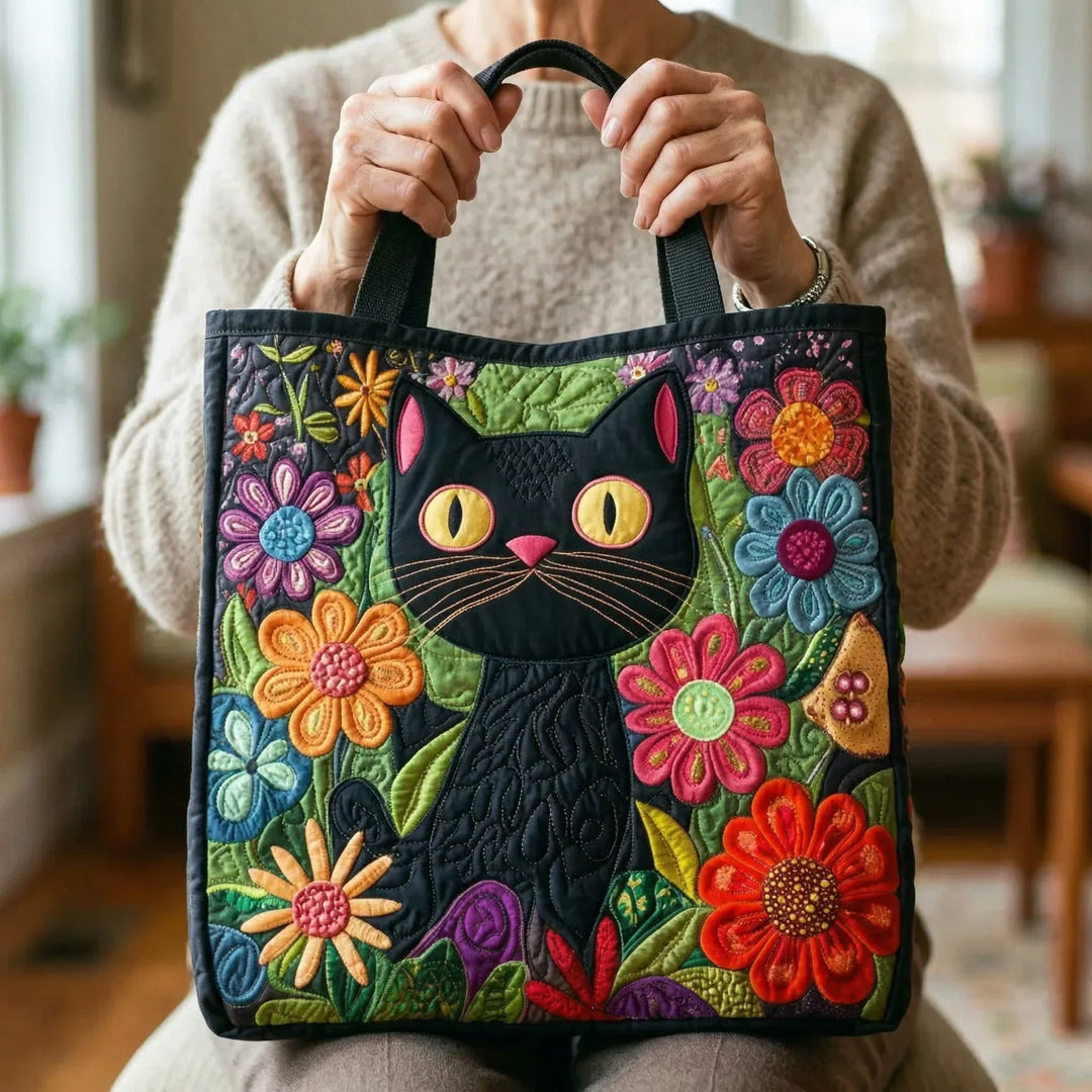 Sac Artisanal | Charmant Chat Noir