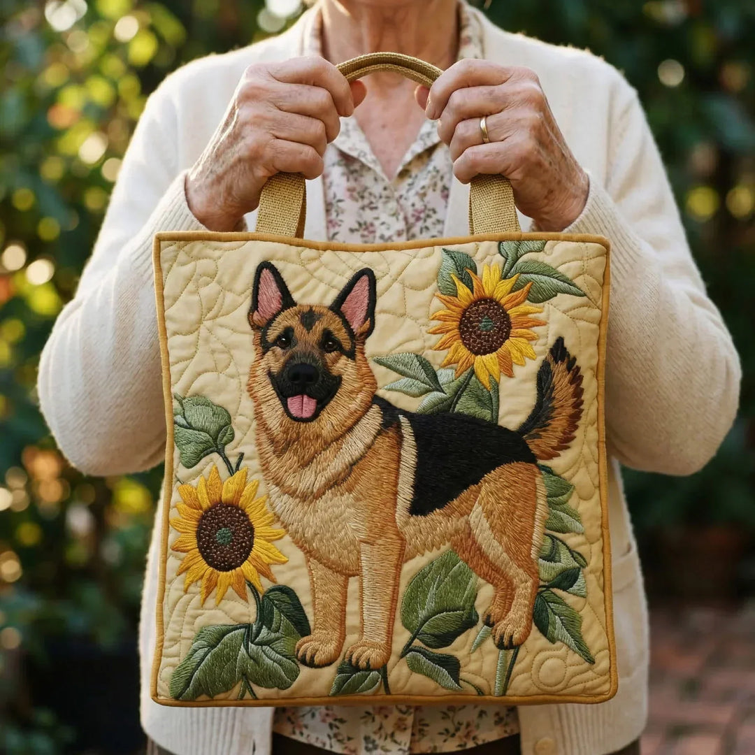 Sac Artisanal | Berger Allemand Floral