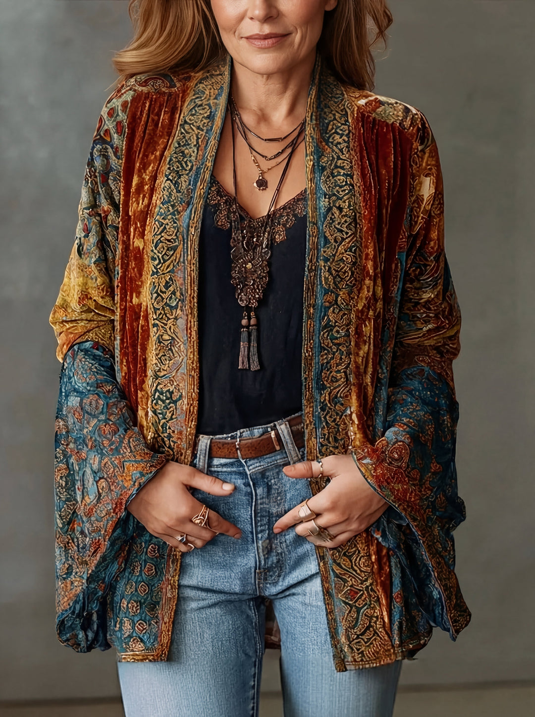 Lina - Veste Kimono Boho