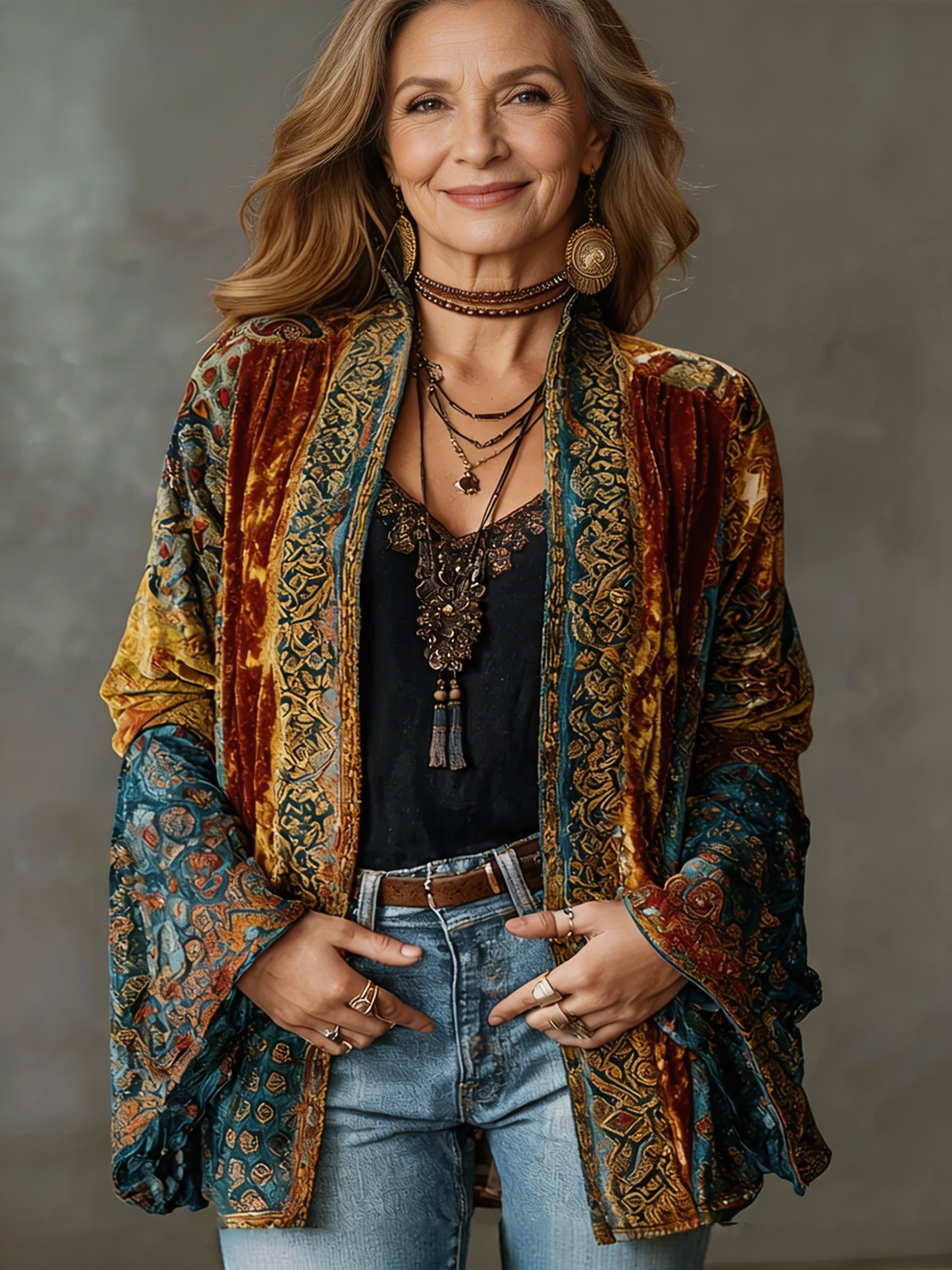 Lina - Veste Kimono Boho