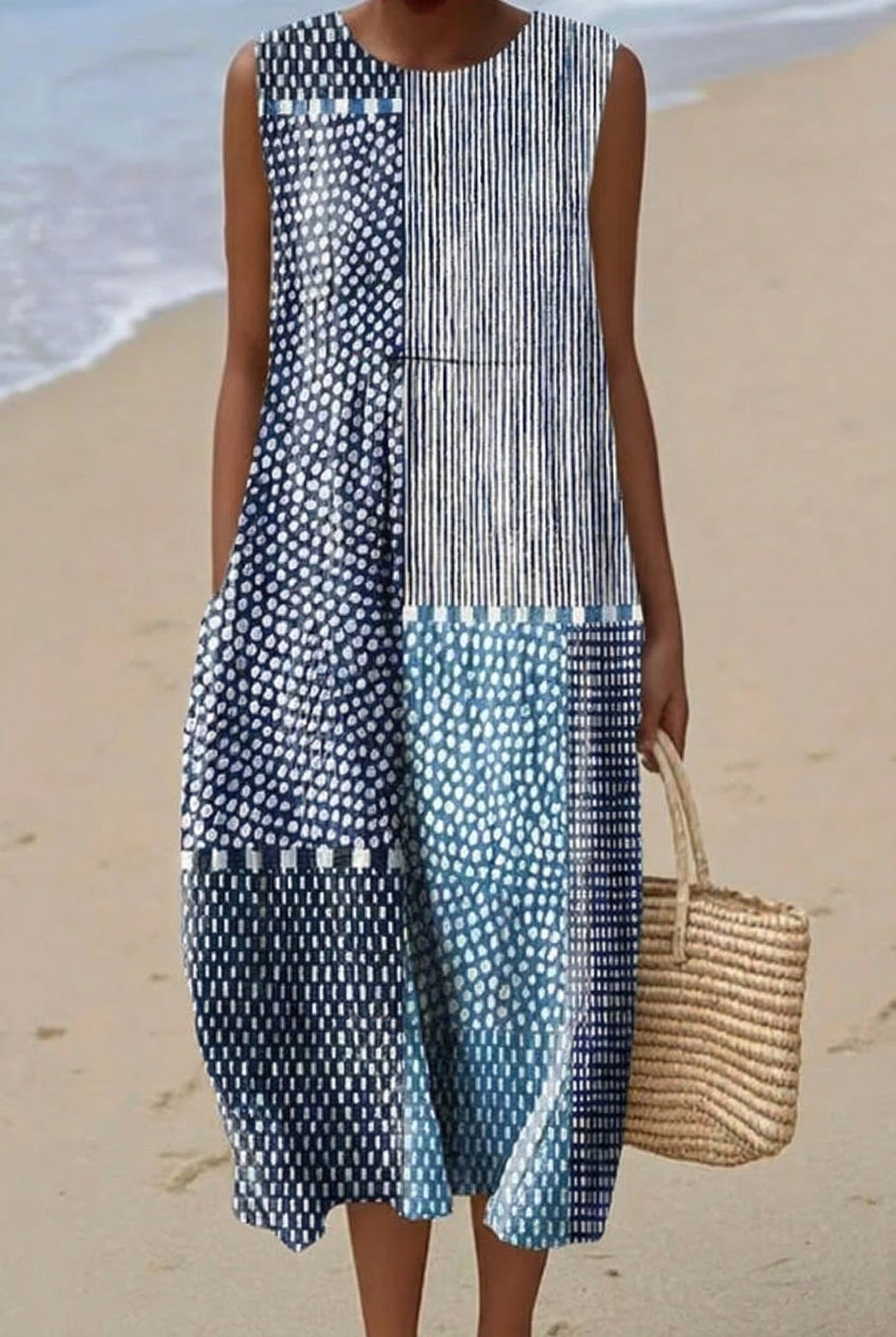 Chloé | Robe Midi Mer Indigo