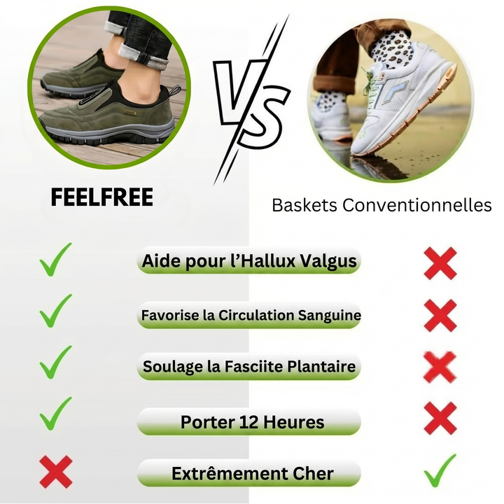 FeelFree – Chaussures de confort orthopédique