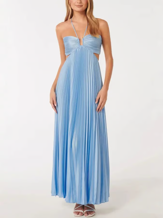 Lina – Robe Drapée Intemporelle