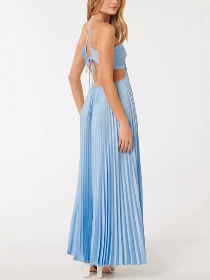 Lina – Robe Drapée Intemporelle