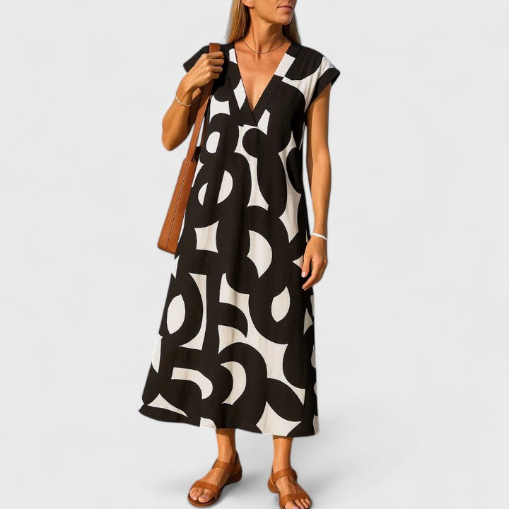 Valery™ | Robe V-Décolleté Fluide